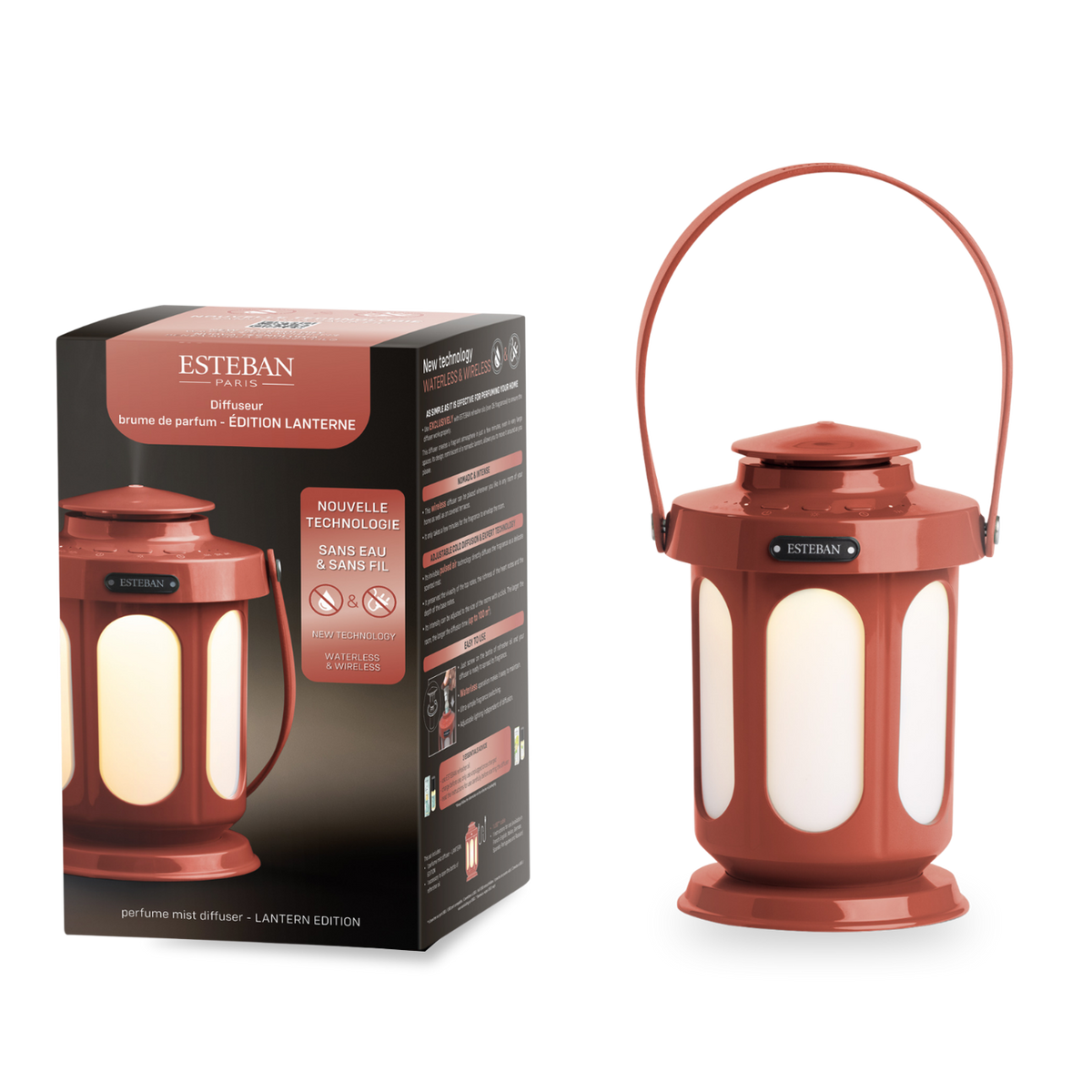 Duftnebel-Diffusor – Laternen-Edition – Terrakotta