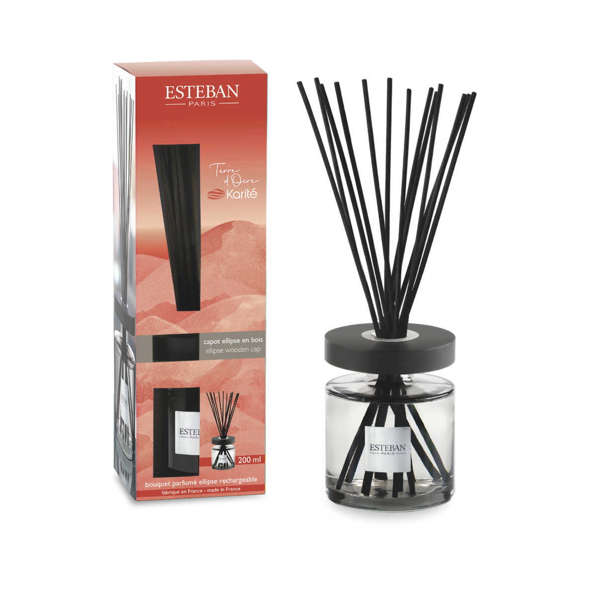 Ellipsen-Duftstrauß – Terre d'Ocre Karité – nachfüllbar – 200 ml