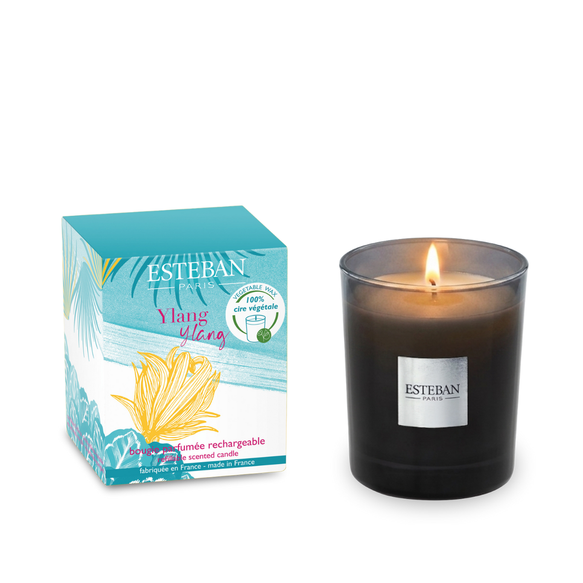 Duftkerze Ylang Ylang – nachfüllbar – 180 g