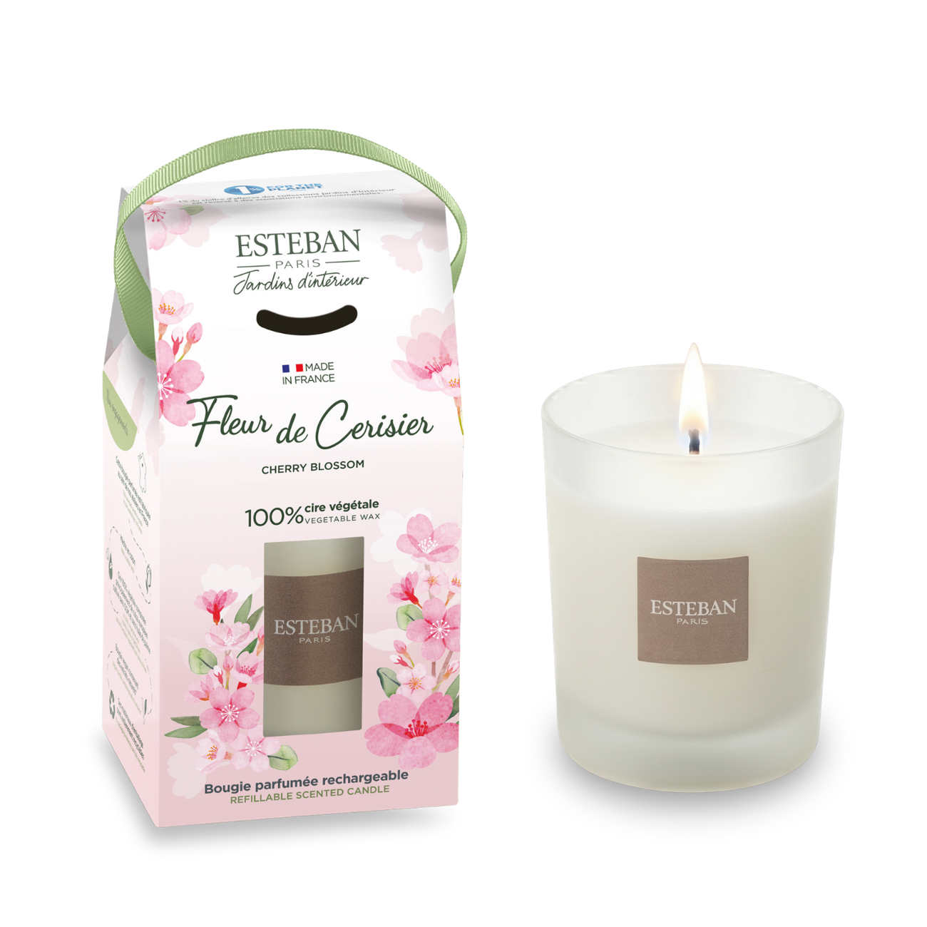 Duftkerze „Kirschblüte“ – nachfüllbar – 180 g
