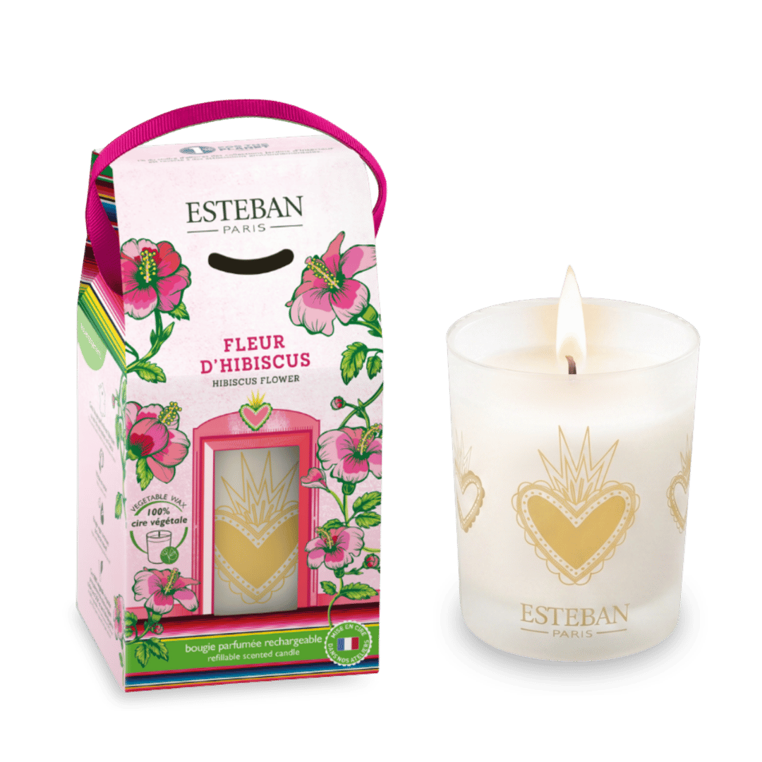Duftkerze – Hibiskusblüte – nachfüllbar – 180 g