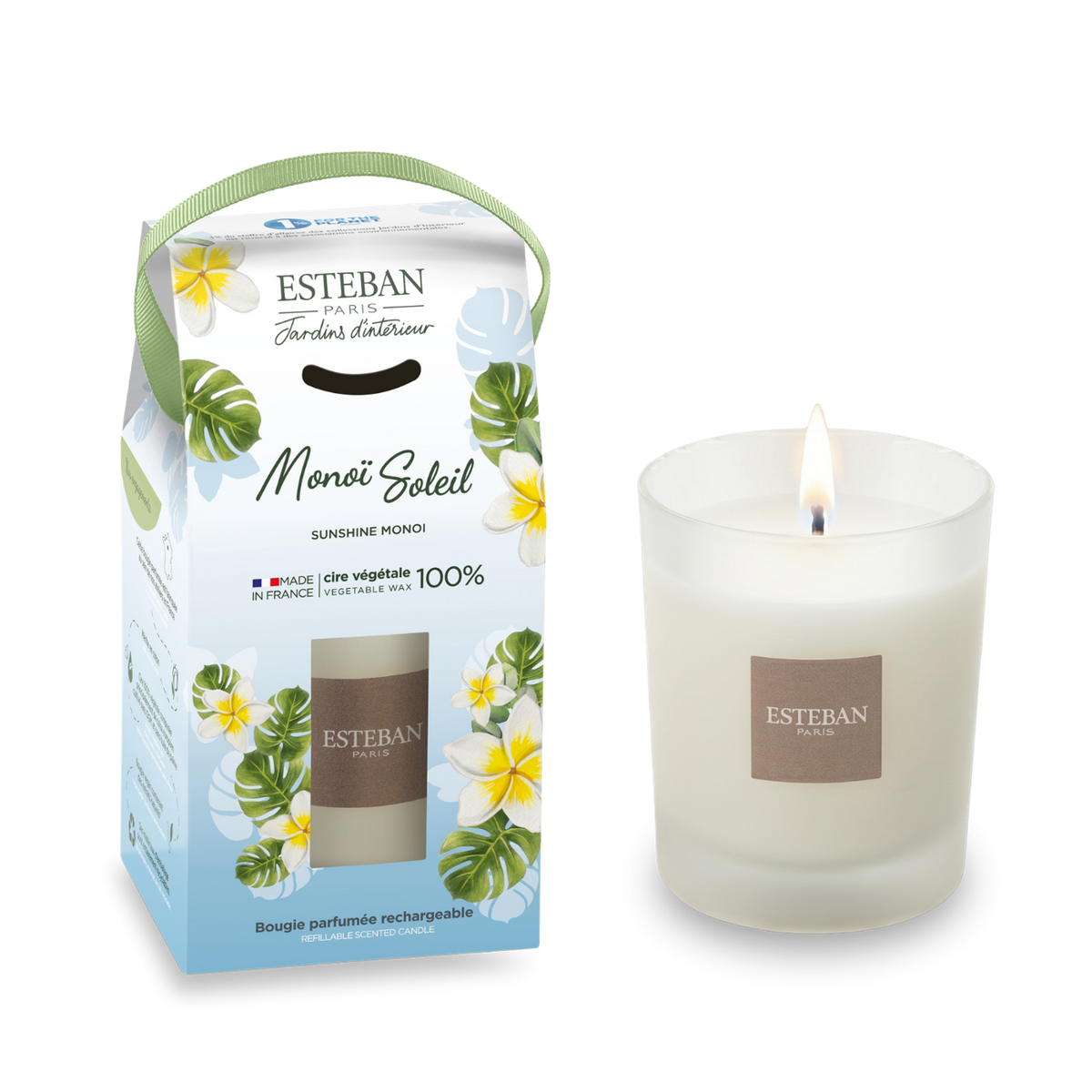Duftkerze „Monoi Sun“ – nachfüllbar – 180 g