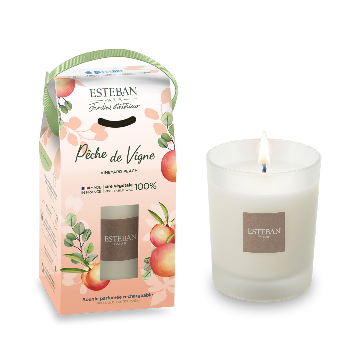 Duftkerze „Vine Peach“ – nachfüllbar – 180 g