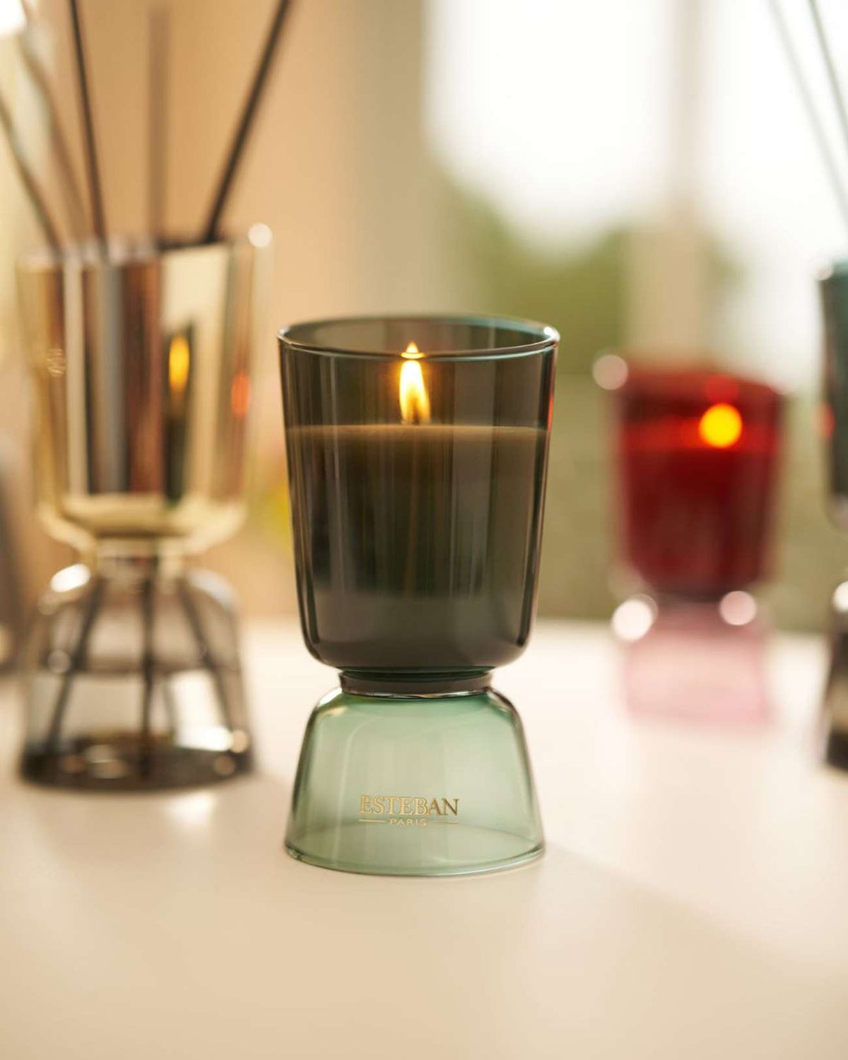Candela profumata - Fico nero - Colore icono - ricaricabile - 200 g