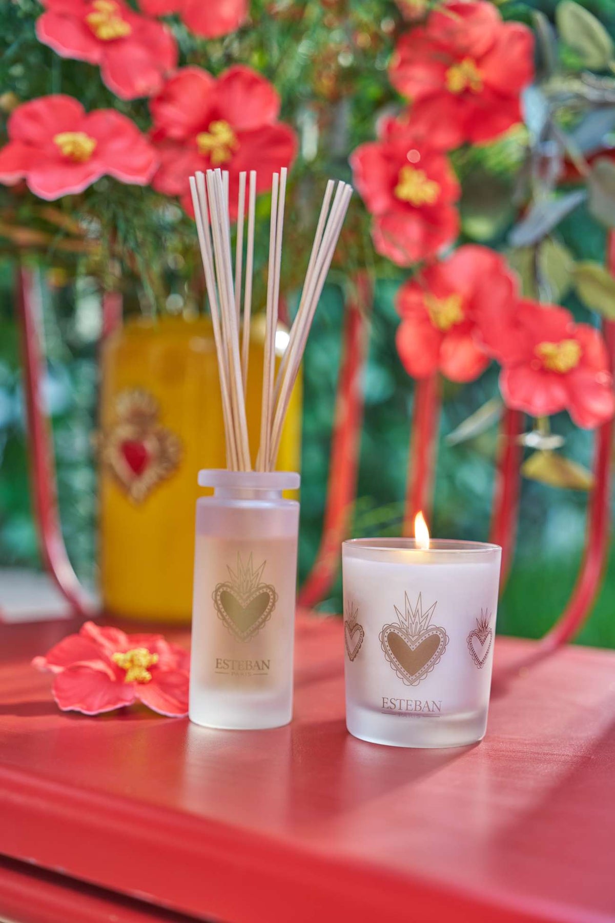 Duftkerze – Hibiskusblüte – nachfüllbar – 180 g