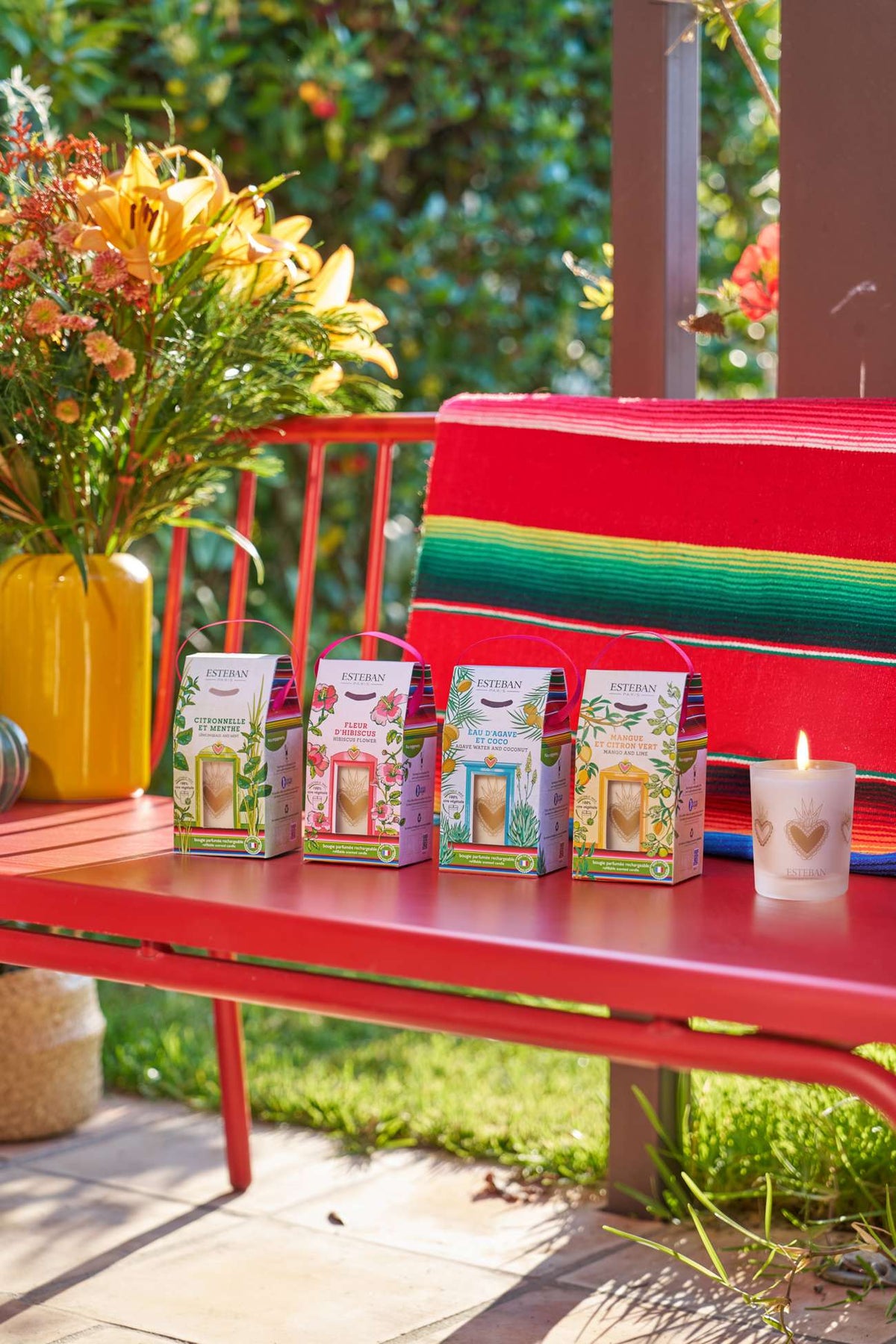 Duftkerze – Hibiskusblüte – nachfüllbar – 180 g