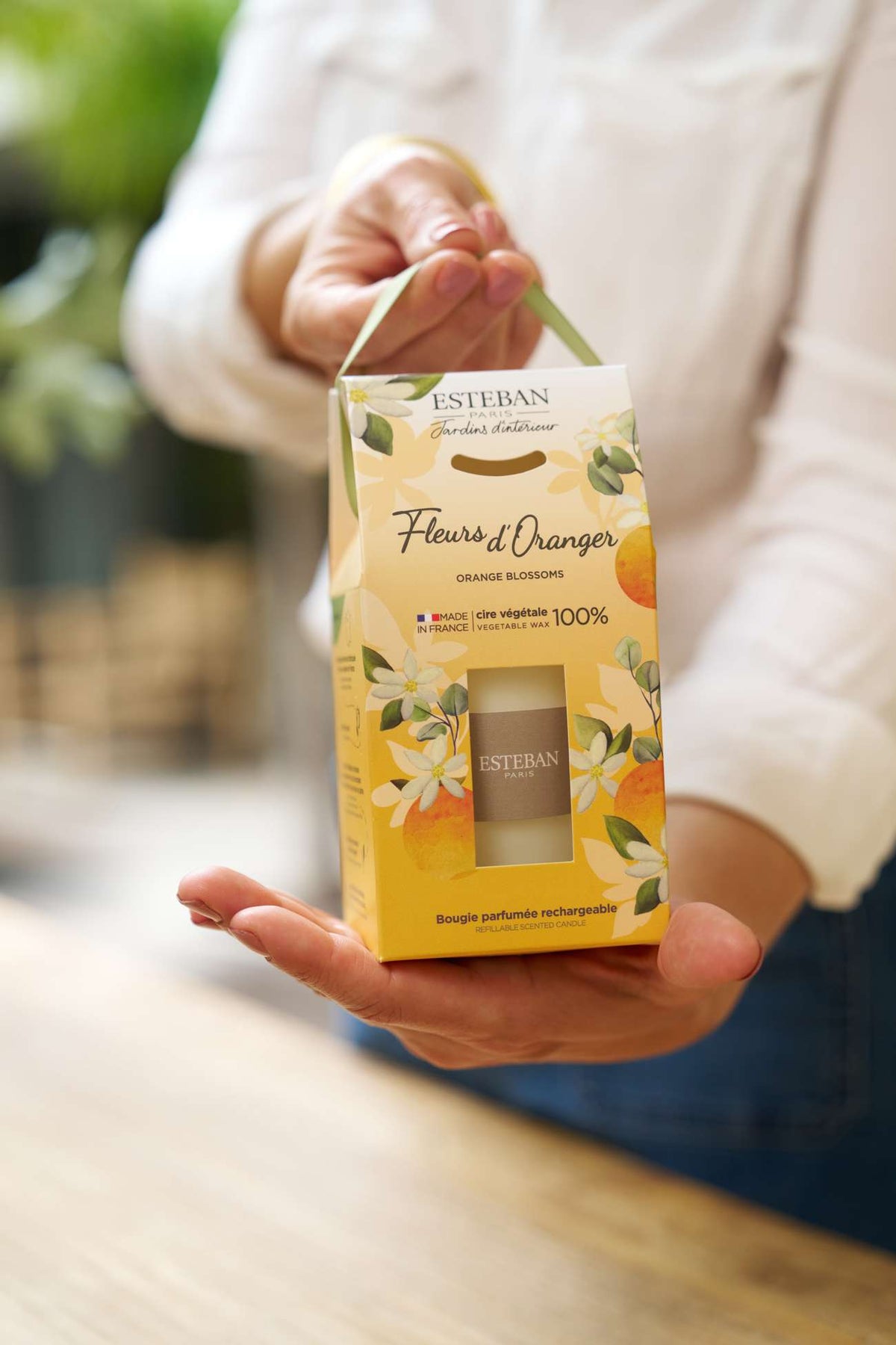 Duftkerze „Orangenblüte“ – nachfüllbar – 180 g