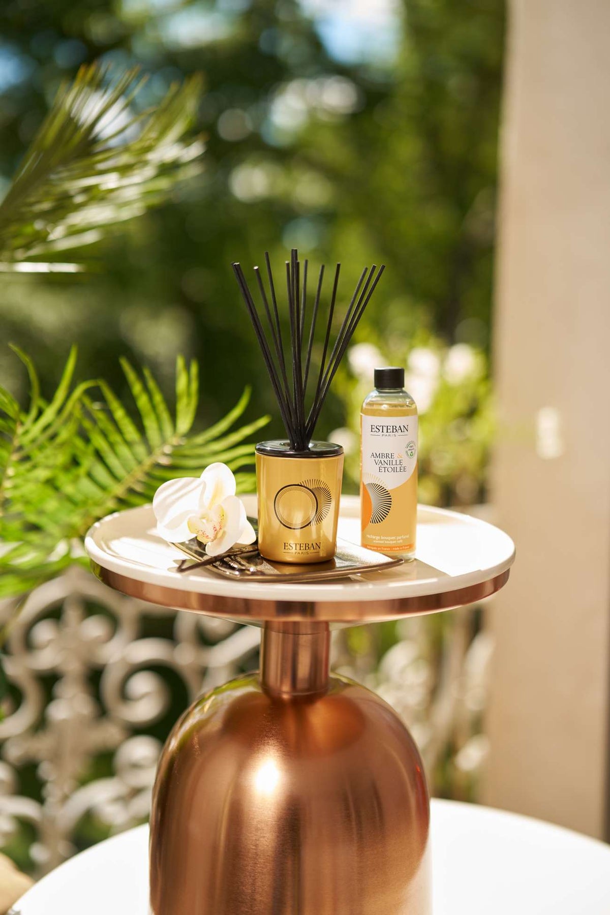 Bouquet decorativo profumato - Ambra e Vaniglia Stellare - ricaricabile - 100 ml