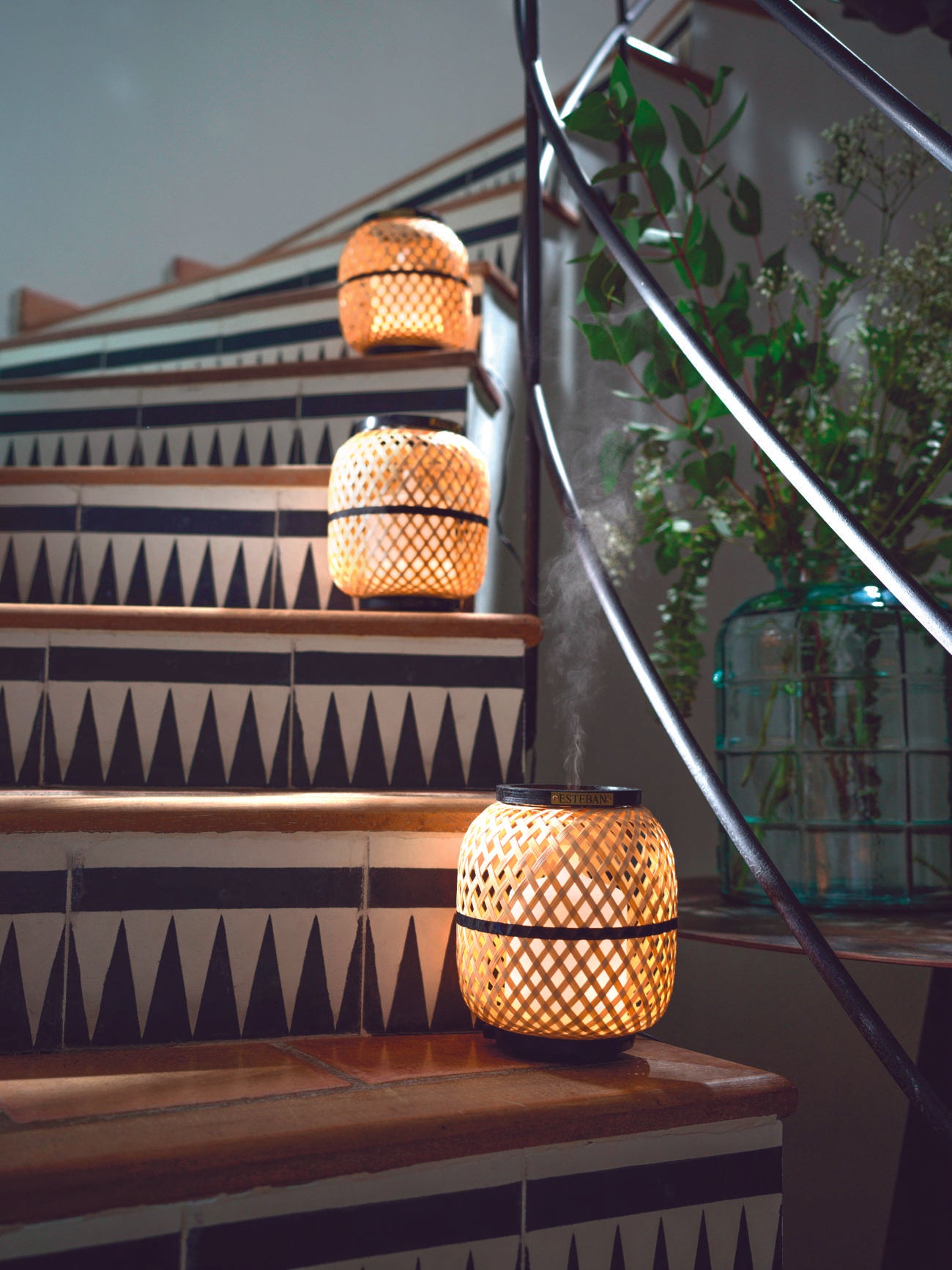 Duftnebel-Diffusor – Bambus & Licht Edition