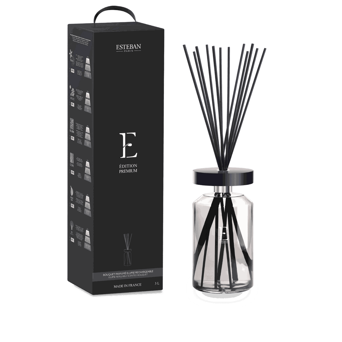 Ellipse Duftstrauß – Iris Cachemire – Premium Edition – nachfüllbar – 3 l