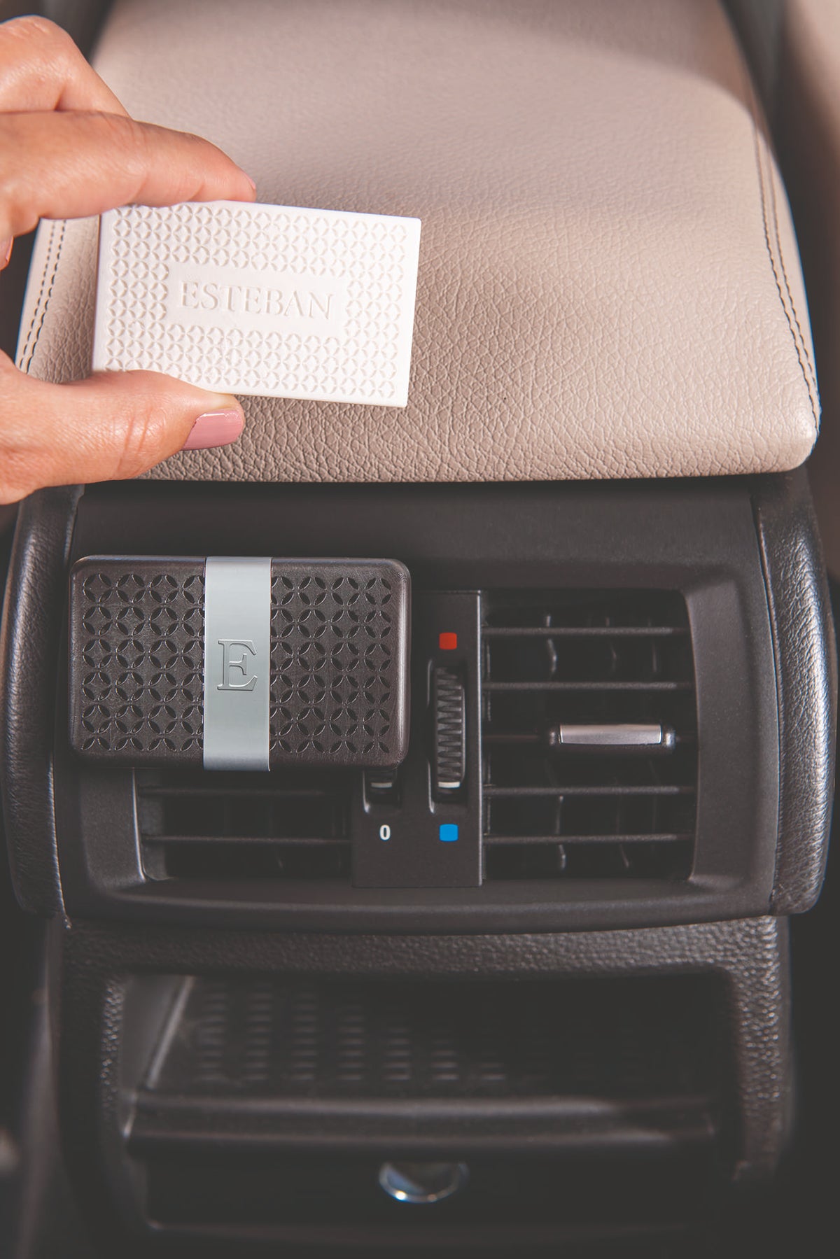 Nachfüllpackung und Duftbeutel für Autodiffusor – Baumwollweiß