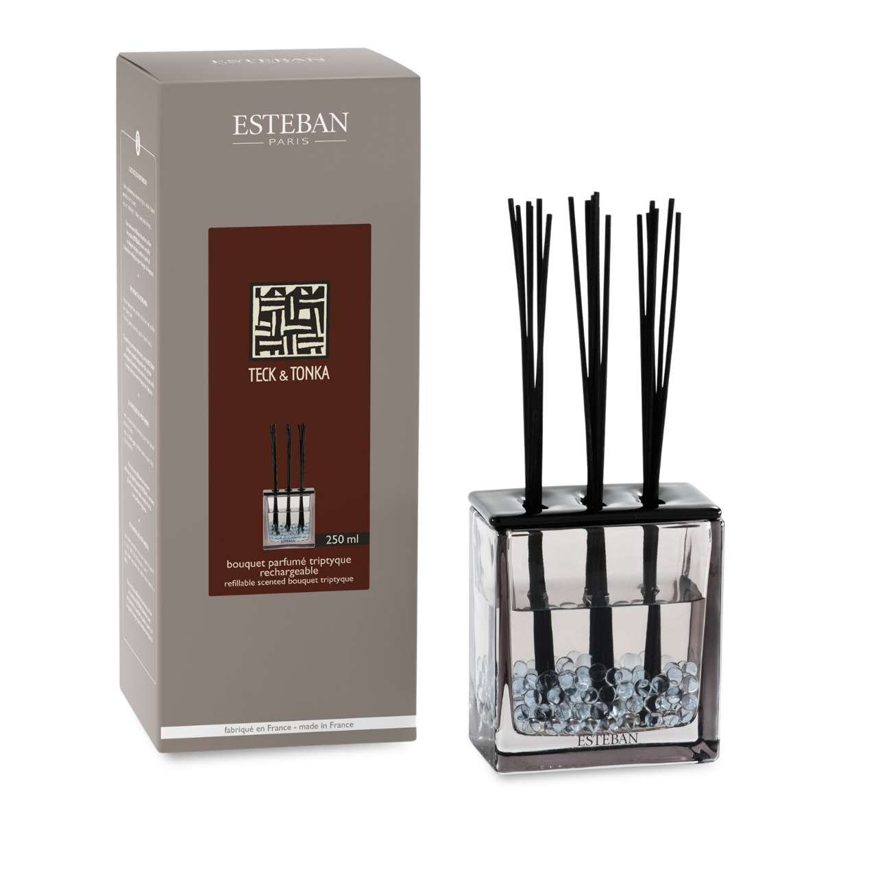 Duft-Triptychon – Teck & Tonka – nachfüllbar – 250 ml